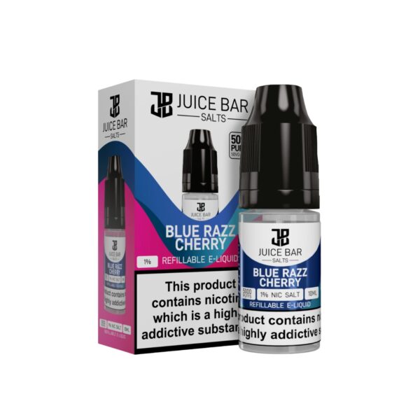 BLUE RAZZ CHERRY 10ML NIC SALT JUICE BAR PACK OF 5