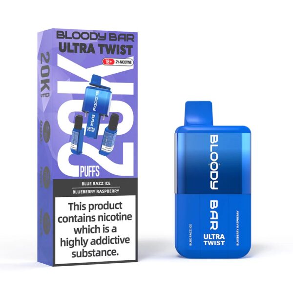 BLOODY BAR ULTRA TWIST 20K DISPOSABLE VAPE KIT 20MG - Image 4