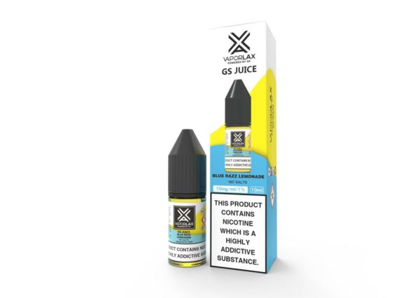 BLUE RAZZ LEMONADE 10ML NIC SALT VAPORLAX