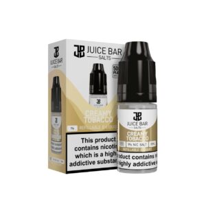 CREAMY TOBACCO 10ML NIC SALT JUICE BAR PACK OF 5