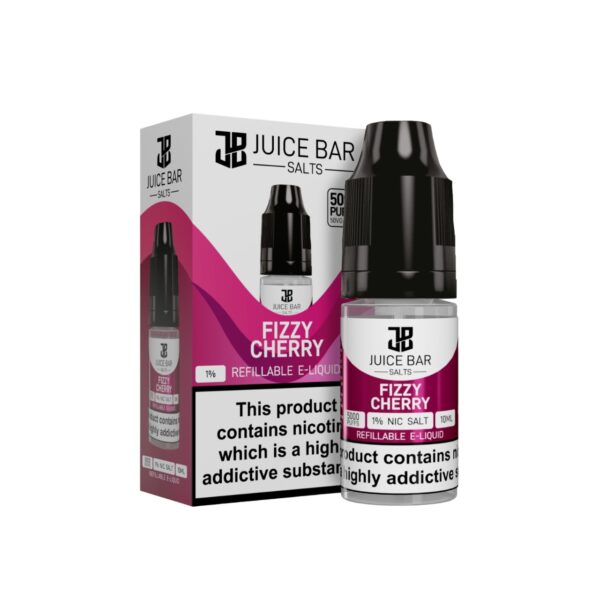 FIZZY CHERRY 10ML NIC SALT JUICE BAR PACK OF 5
