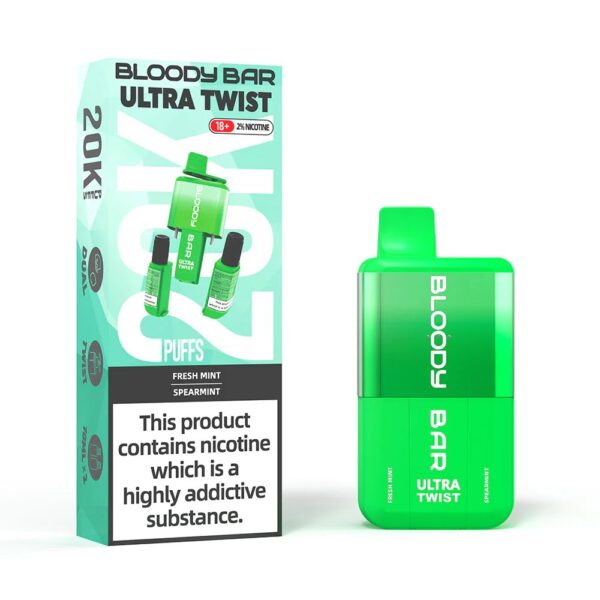 BLOODY BAR ULTRA TWIST 20K DISPOSABLE VAPE KIT 20MG - Image 10