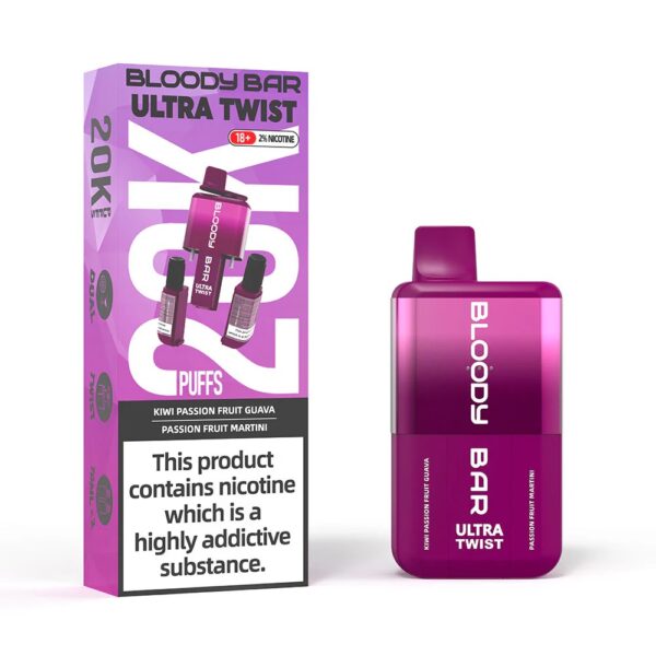 BLOODY BAR ULTRA TWIST 20K DISPOSABLE VAPE KIT 20MG - Image 12