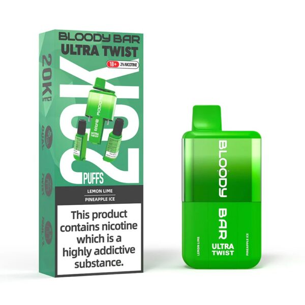BLOODY BAR ULTRA TWIST 20K DISPOSABLE VAPE KIT 20MG - Image 14