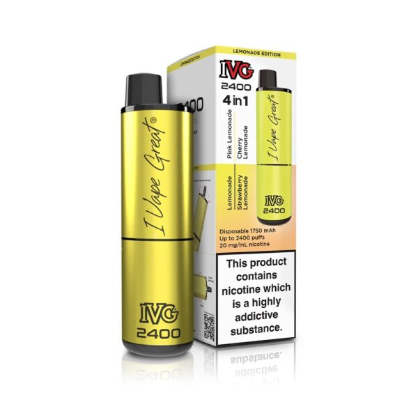 IVG 2400 RECHARGEABLE PREFILLED POD VAPE KIT 20MG - Image 24