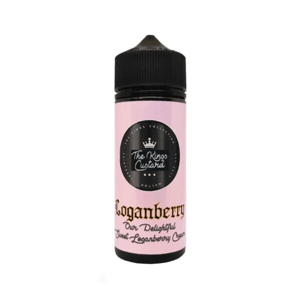 LOGANBERRY 100ML E LIQUID THE KINGS CUSTRAD