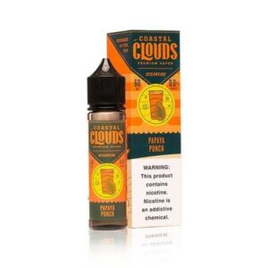 PAPAYA PUNCH 50ML E LIQUID  COASTAL CLOUDS EXP
