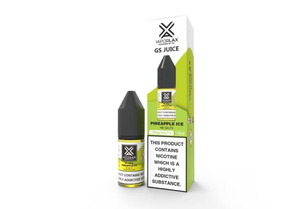 PINEAPPLE ICE 10ML NIC SALT VAPORLAX