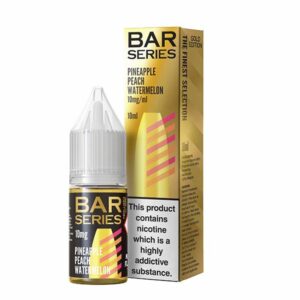 PINEAPPLE PEACH WATERMELON 10ML NIC SALT BAR SERIES GOLD EDITION