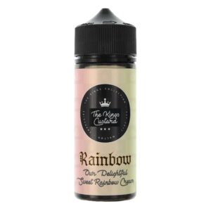RAINBOW 100ML E LIQUID THE KINGS CUSTRAD