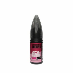 STRAWBERRY CHERRY RAZZ NO ICE 10ML NIC SALT BAR EDTN RIOT SQUAD