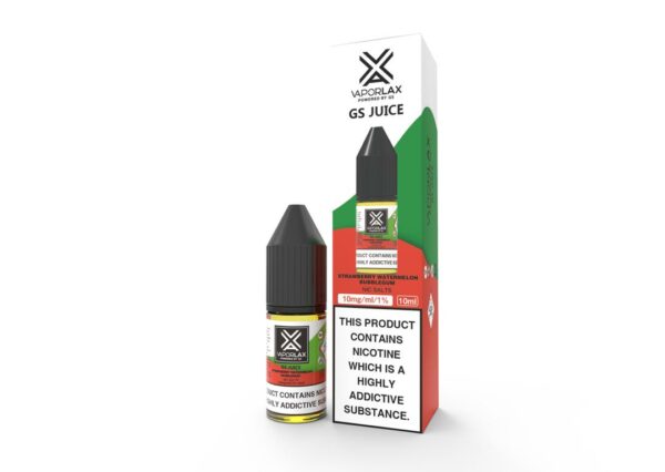 STRAWBERRY WATERMELON BUBBLEGUM 10ML NIC SALT VAPORLAX