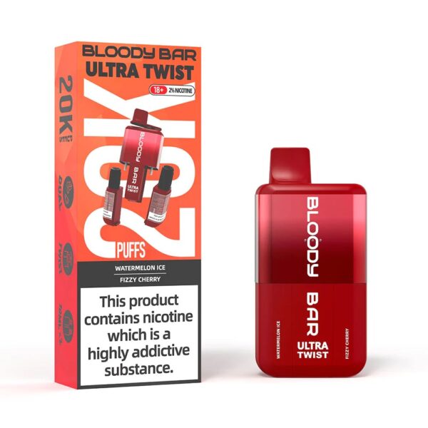 BLOODY BAR ULTRA TWIST 20K DISPOSABLE VAPE KIT 20MG - Image 30