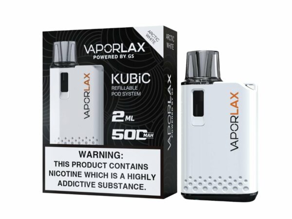 VAPORLAX KUBIC REFILLABLE POD KIT 500MAH - Image 2
