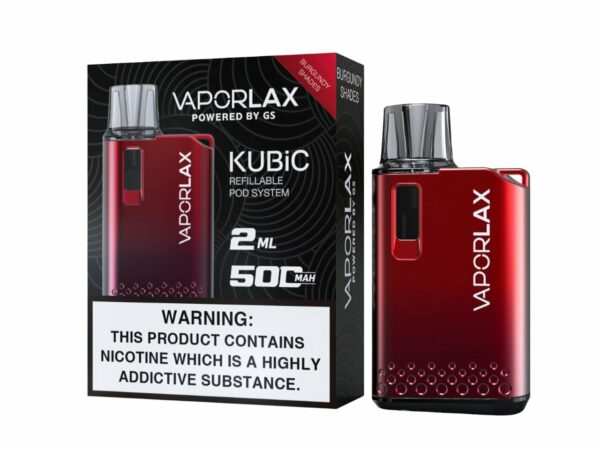 VAPORLAX KUBIC REFILLABLE POD KIT 500MAH - Image 3