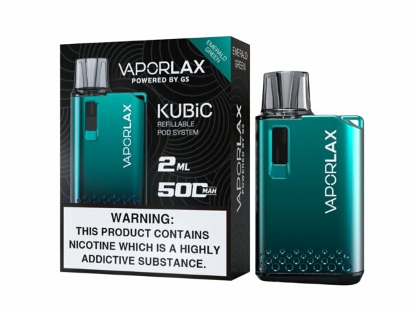 VAPORLAX KUBIC REFILLABLE POD KIT 500MAH - Image 5