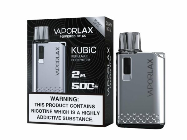 VAPORLAX KUBIC REFILLABLE POD KIT 500MAH - Image 8