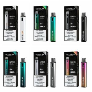 VAPORLAX NANO REFILLABLE POD VAPE KIT 500MAH