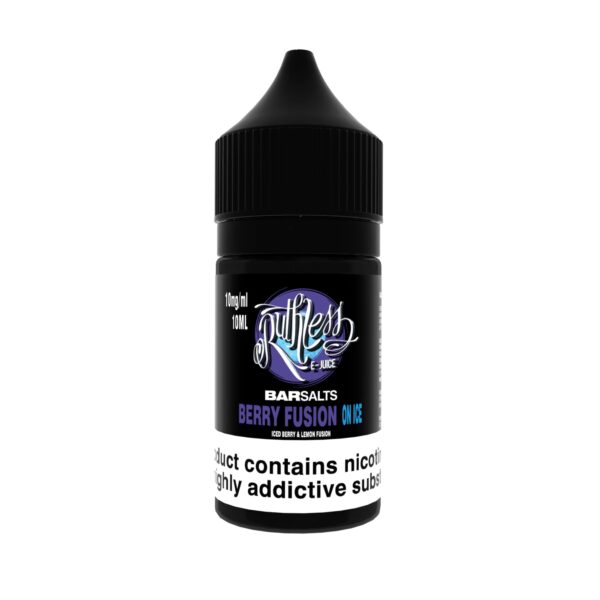 BERRY FUSION ON ICE 10ML NIC SALT RUTHLESS BAR SALTS