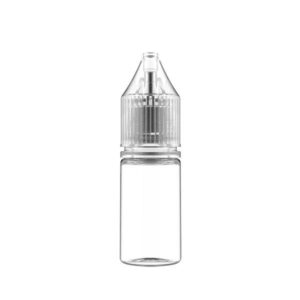 CHUBBY GORILLA 10ML CLEAR TRANSPARENT V3 BOTTLE WITH CLEAR CAP