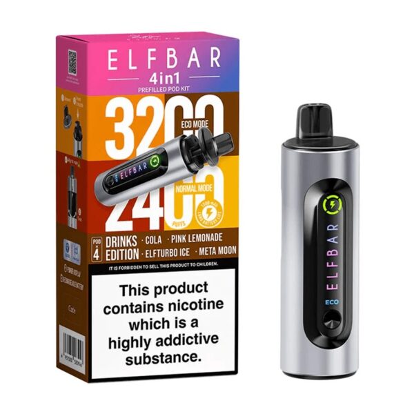 ELF BAR 4 IN 1 3200 PREFILLED VAPE KIT 20MG - Image 14