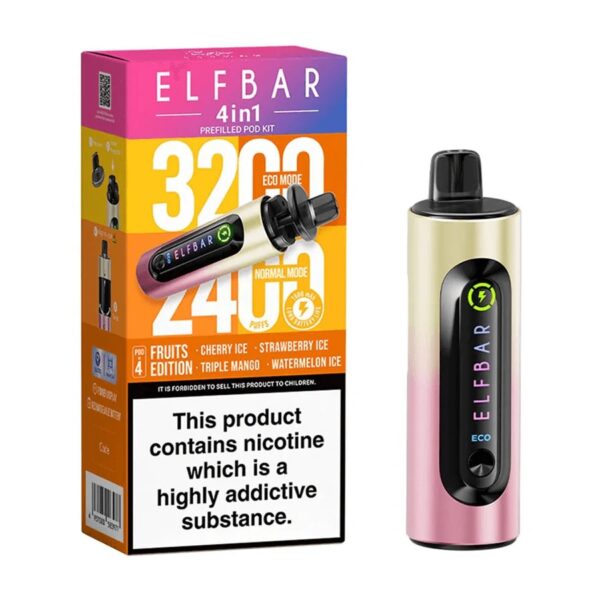 ELF BAR 4 IN 1 3200 PREFILLED VAPE KIT 20MG - Image 18
