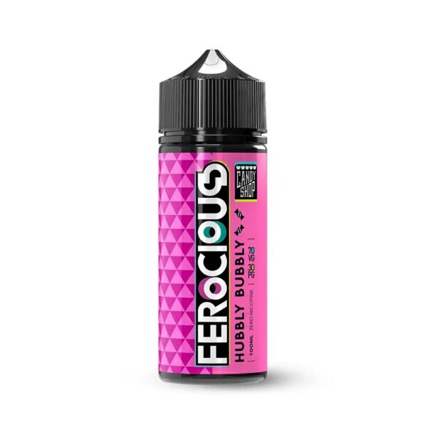 HUBBLY BUBBLY CANDY INFUSED 100ML E LIQUID FEROCIOUS FLAVOURS
