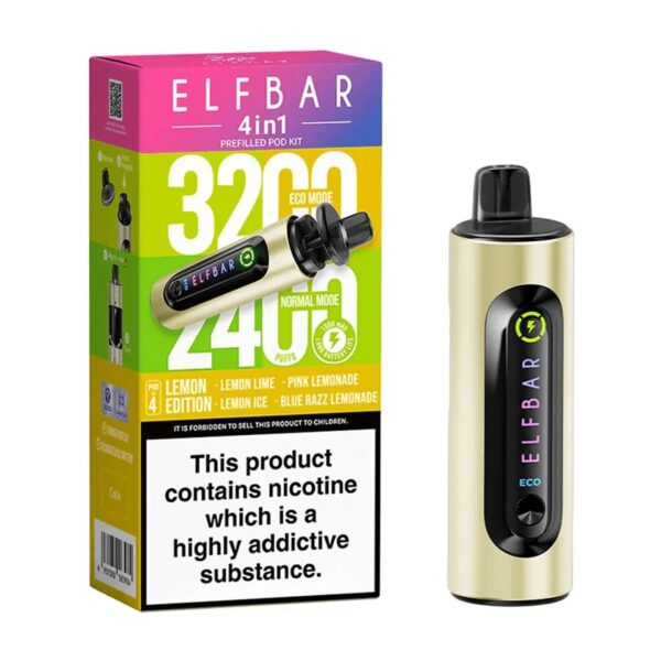 ELF BAR 4 IN 1 3200 PREFILLED VAPE KIT 20MG - Image 22
