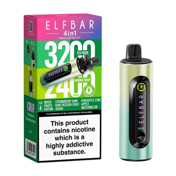 ELF BAR 4 IN 1 3200 PREFILLED VAPE KIT 20MG - Image 24