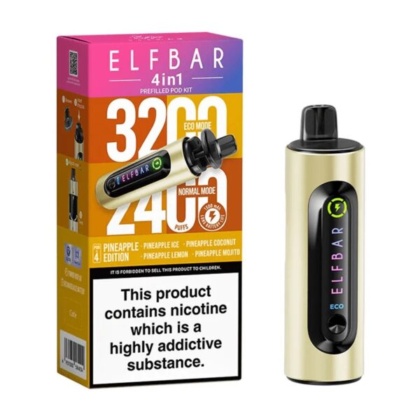ELF BAR 4 IN 1 3200 PREFILLED VAPE KIT 20MG - Image 26