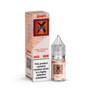 POM PEACH PUNCH 10ML NIC SALT SLUSHIE BAR XTRA