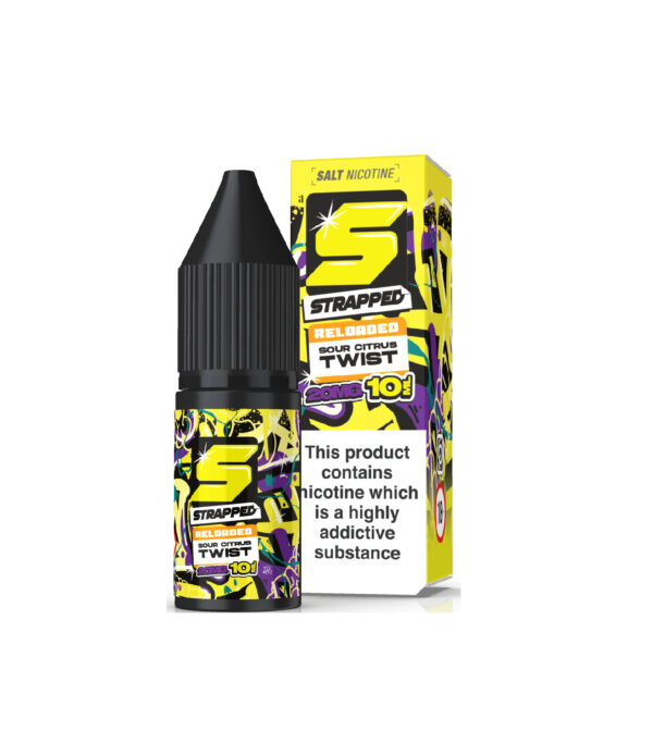 SOUR CITRUS TWIST 10ML NIC SALT STRAPPED