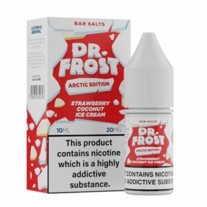 STRAWBERRY COCOUNT ICE CREAM ARCTIC EDITION 10ML NIC SALT DR FROST