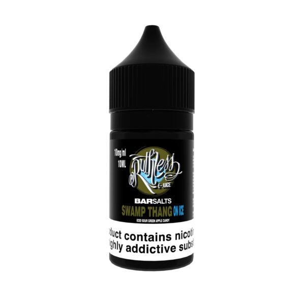 SWAMP THANG ON ICE 10ML NIC SALT RUTHLESS BAR SALTS