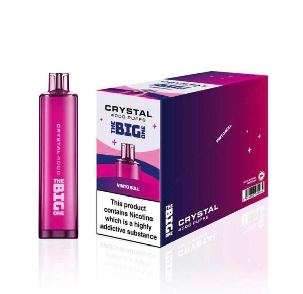 THE BIG ONE CRYSTAL 4000 DISPOSABLE VAPE KIT 20MG - Image 2