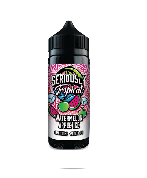 WATERMELON APPLE ICE 100ML E LIQUID SERIOUSLY TROPICAL