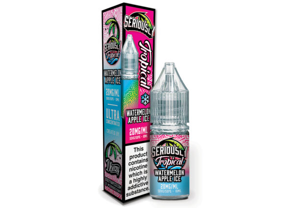 WATERMELON APPLE ICE SERIOUSLY TROPICAL 10ML DOOZY NIC SALT