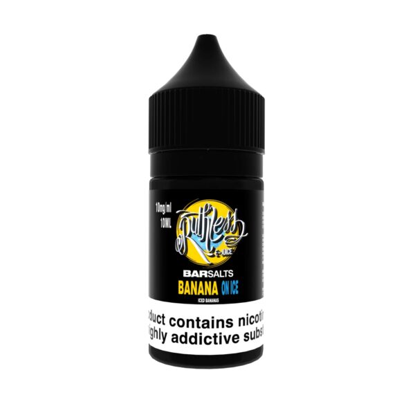 BANANA ON ICE 10ML NIC SALT RUTHLESS BAR SALTS