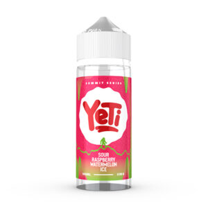 SOUR RASPBERRY WATERMELON ICE 100ML E LIQUID YETI SUMMIT SERIES