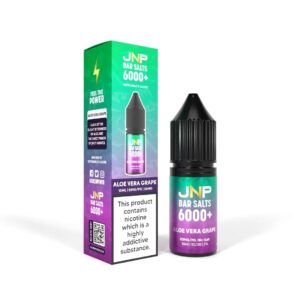 ALOE VERA GRAPE 10ML NIC SALT JNP BAR SALTS 6000