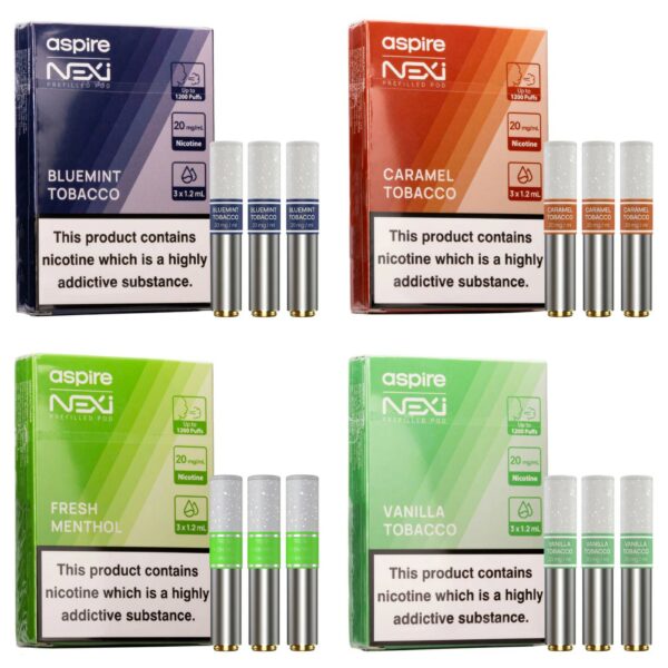 ASPIRE NEXI ONE PREFILLED PODS 20MG (3 PACK)