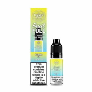 BANANA ICE FRUIT FULL BAR SALTS 10ML NIC SALT DINNER LADY