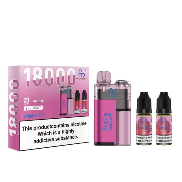 FUMOT R AND M TORNADO 18000 PREFILLED POD VAPE KIT 20MG - Image 26