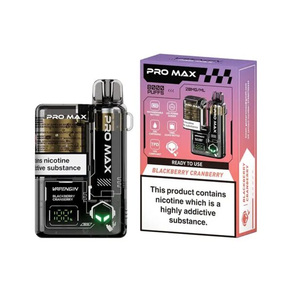 VAPENGIN PRO MAX 8000 PREFILLED POD VAPE KIT 20MG - Image 16