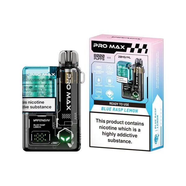 VAPENGIN PRO MAX 8000 PREFILLED POD VAPE KIT 20MG - Image 18