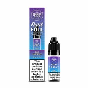BLUE RASPBERRY FRUIT FULL BAR SALTS 10ML NIC SALT DINNER LADY