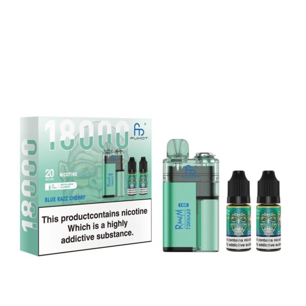 FUMOT R AND M TORNADO 18000 PREFILLED POD VAPE KIT 20MG - Image 28