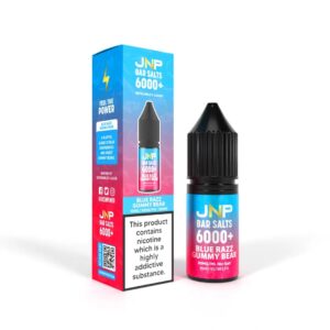 BLUE RAZZ GUMMY BEAR 10ML NIC SALT JNP BAR SALTS 6000