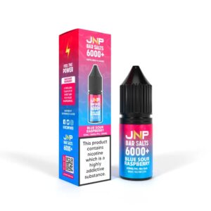 BLUE SOUR RASPBERRY 10ML NIC SALT JNP BAR SALTS 6000