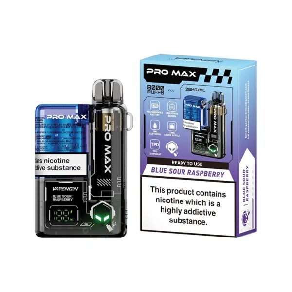 VAPENGIN PRO MAX 8000 PREFILLED POD VAPE KIT 20MG - Image 20
